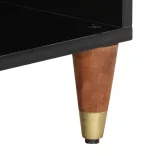 tömör mangófa TV-szekrény 80 x 33 x 46 cm