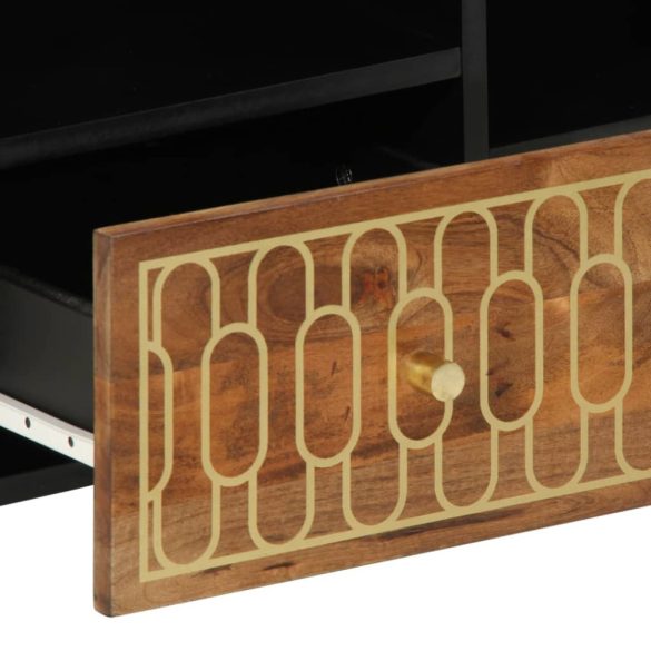 tömör mangófa TV-szekrény 100 x 33 x 46 cm