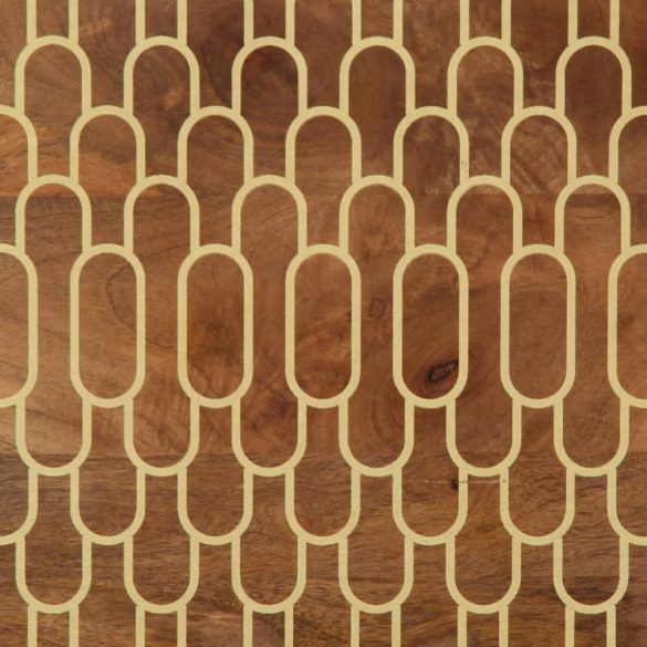 tömör mangófa TV-szekrény 100 x 33 x 46 cm