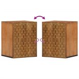 tömör mangófa falra szerelhető fürdőszobaszekrény 38x33x48 cm