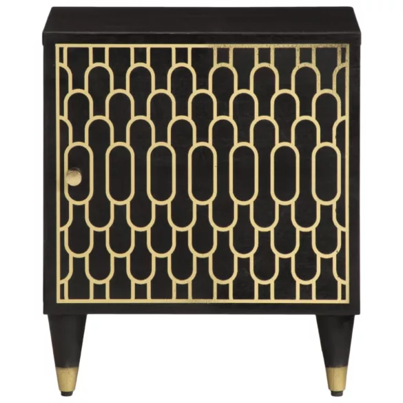 tömör mangófa éjjeliszekrény 40 x 33 x 46 cm