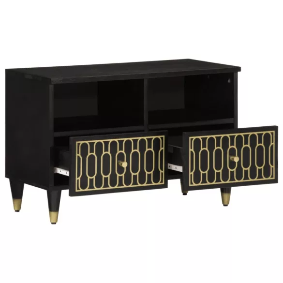 tömör mangófa TV-szekrény 70 x 33 x 46 cm