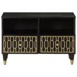 tömör mangófa TV-szekrény 70 x 33 x 46 cm