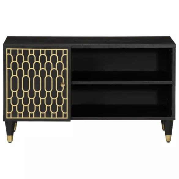 tömör mangófa TV-szekrény 80x31,5x46 cm