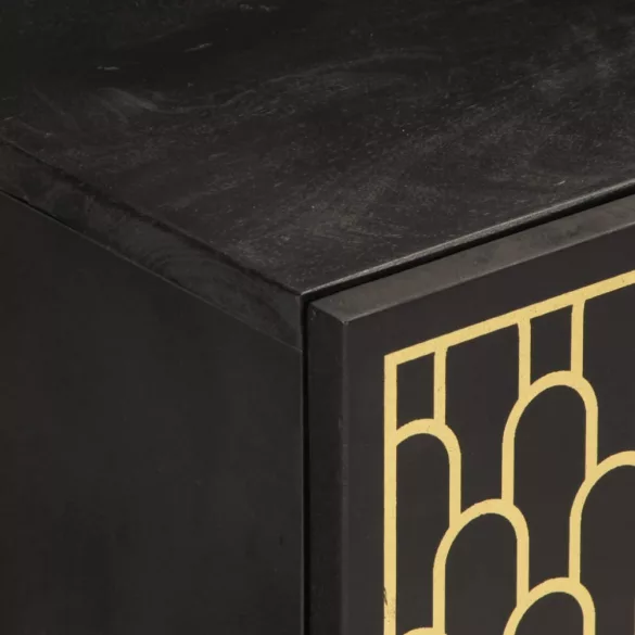 tömör mangófa TV-szekrény 80x31,5x46 cm