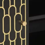 tömör mangófa TV-szekrény 80x31,5x46 cm