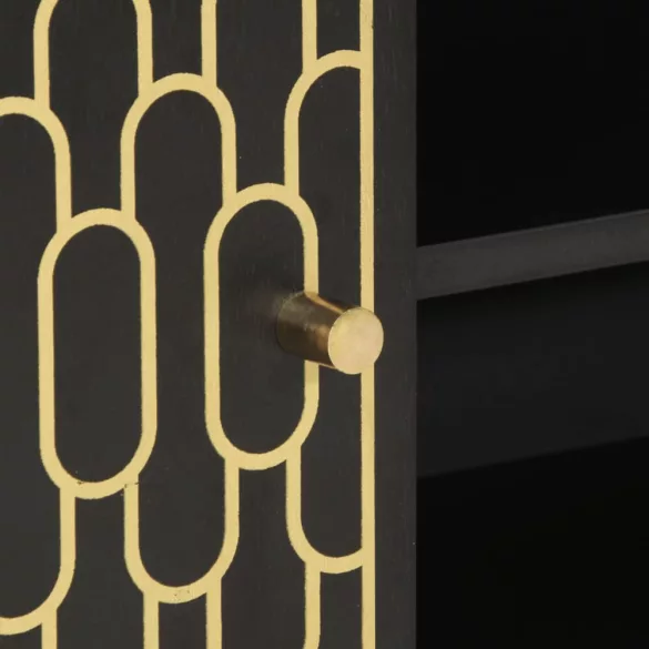 tömör mangófa TV-szekrény 80x31,5x46 cm