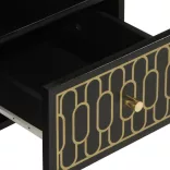 tömör mangófa TV-szekrény 100 x 33 x 46 cm