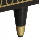 tömör mangófa TV-szekrény 100 x 33 x 46 cm