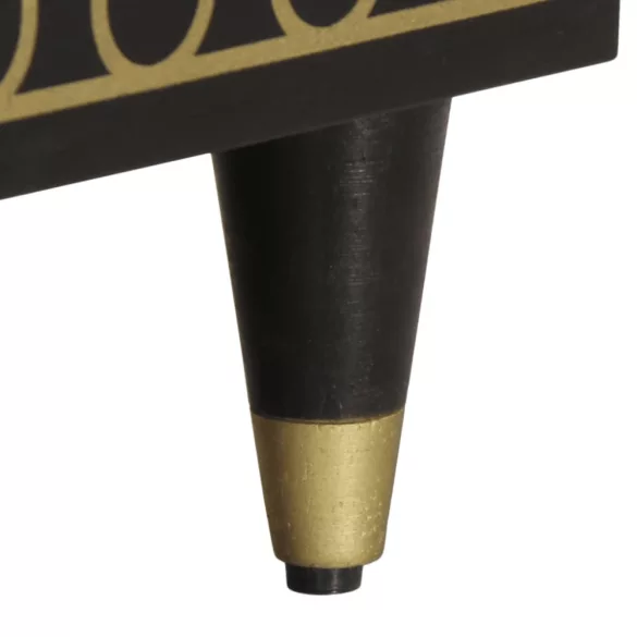 tömör mangófa TV-szekrény 100 x 33 x 46 cm