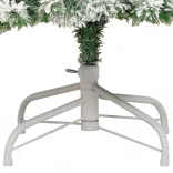 csuklópántos műkarácsonyfa hóval 210 cm