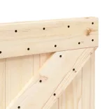 tömör fenyőfa fejtámla 80 x 104 cm