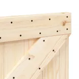 tömör fenyőfa fejtámla 160 x 104 cm