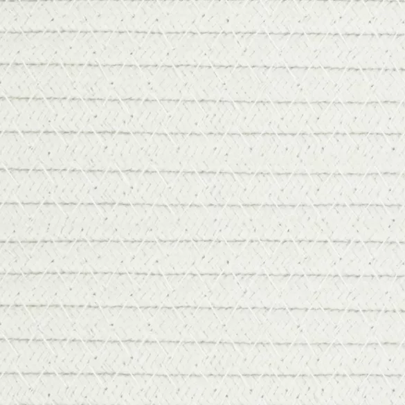 barna-fehér pamut szennyeskosár Ø60 x 36 cm