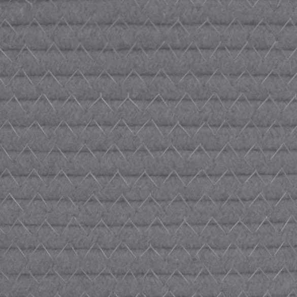 szürke és fehér pamut tárolókosár Ø38 x 46 cm