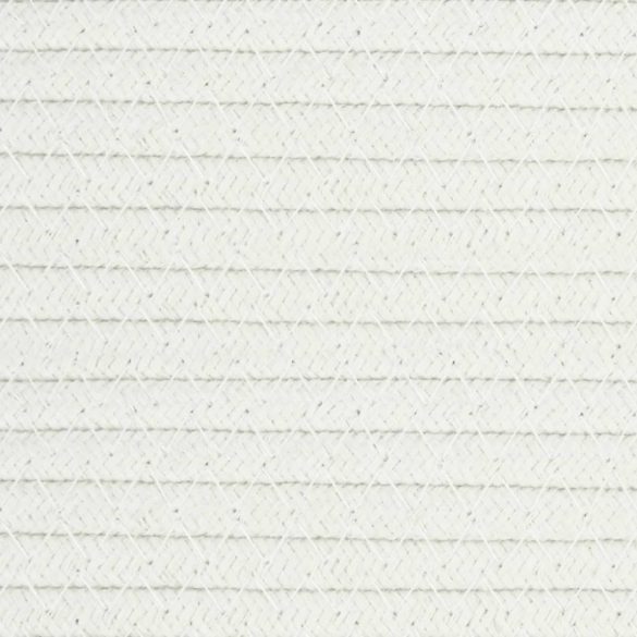 szürke-fehér pamut tárolókosár Ø43 x 38 cm