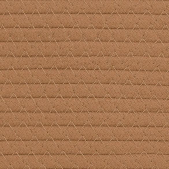 barna-fehér pamut tárolókosár Ø49 x 65 cm