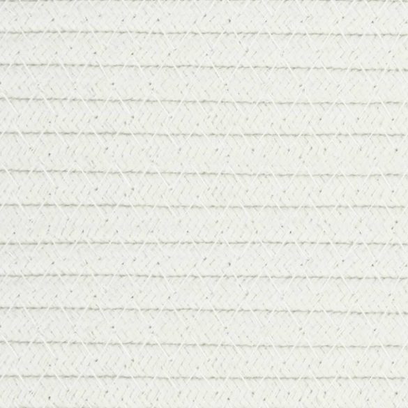 fekete-fehér pamut tárolókosár Ø49 x 65 cm