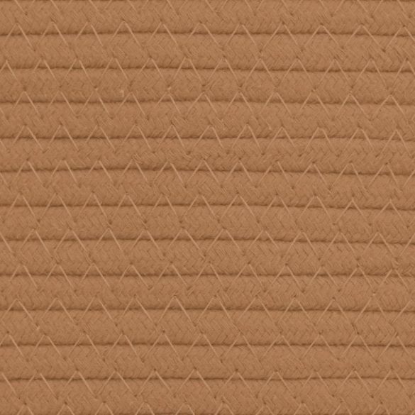 barna pamut tárolókosár Ø40 x 35 cm