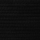 fehér-fekete pamut tárolókosár fedéllel Ø40 x 35 cm