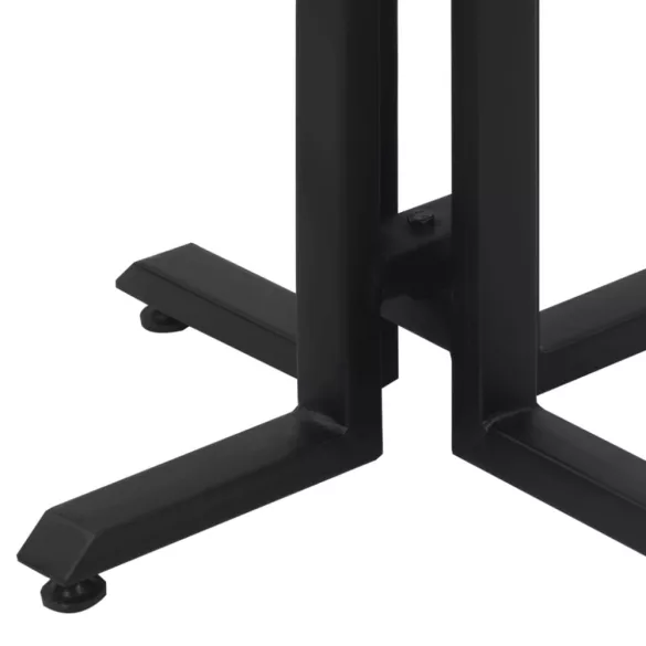 kerek tömör újrahasznosított tíkfa dohányzóasztal Ø55 x 40 cm