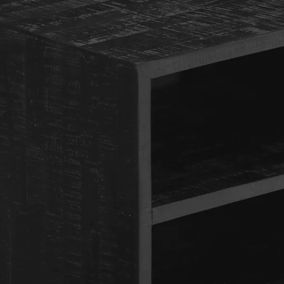 tömör újrahasznosított tíkfa TV-szekrény 112 x 31 x 45 cm