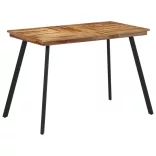 tömör tíkfa étkezőasztal 120 x 62 x 76 cm