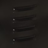 vas és tömör mangófa fürdőszobai szekrény 40 x 30 x 50 cm