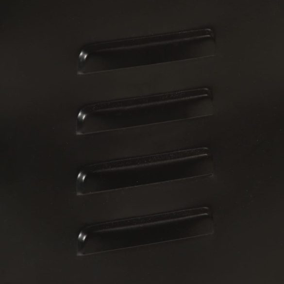 vas és tömör mangófa fürdőszobai szekrény 40 x 30 x 50 cm