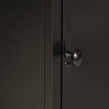 vas és tömör mangófa fürdőszobai szekrény 40 x 30 x 50 cm