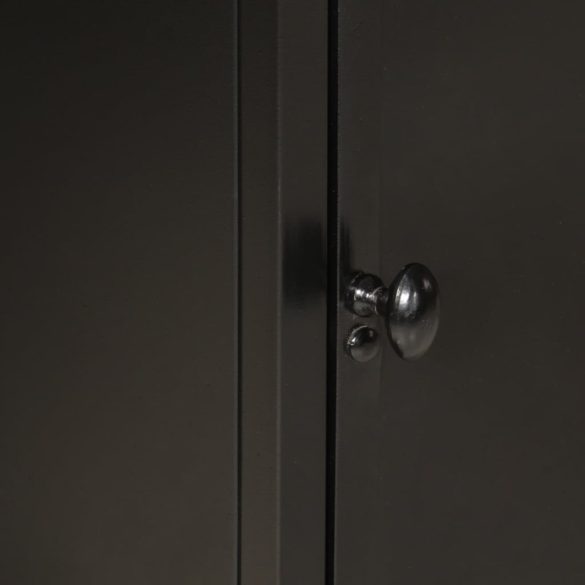 vas és tömör mangófa fürdőszobai szekrény 40 x 30 x 50 cm