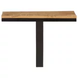 tömör mangófa és vas fali polc 40 x 30 x 32 cm