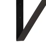 tömör mangófa és vas fali polc 40 x 30 x 32 cm