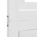 4 paneles fehér tömör császárfa térelválasztó