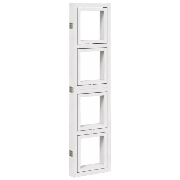 5 paneles fehér tömör császárfa térelválasztó