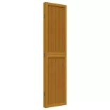 4 paneles barna tömör császárfa térelválasztó