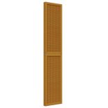 4 paneles barna tömör császárfa térelválasztó