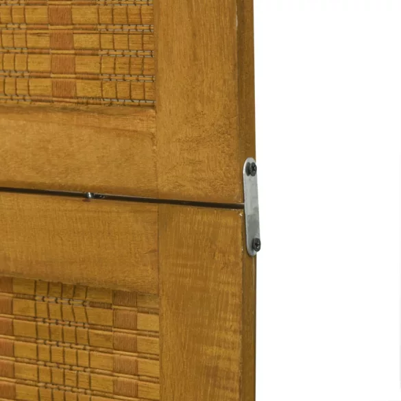 5 paneles barna tömör császárfa térelválasztó