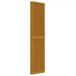 5 paneles barna tömör császárfa térelválasztó