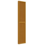 5 paneles barna tömör császárfa térelválasztó