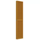 6 paneles barna tömör császárfa térelválasztó