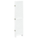 5 paneles fehér tömör császárfa térelválasztó