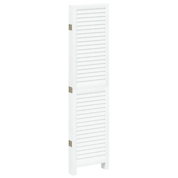 5 paneles fehér tömör császárfa térelválasztó