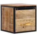 tömör mangófa éjjeliszekrény 40 x 35 x 40 cm