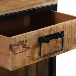 tömör mangófa éjjeliszekrény 40 x 35 x 40 cm