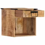 tömör mangófa éjjeliszekrény 40 x 30 x 37 cm