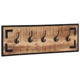 2 db tömör nyers mangófa fogas 80 x 8 x 25 cm