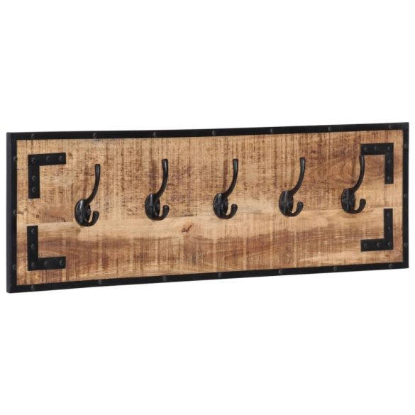 2 db tömör nyers mangófa fogas 80 x 8 x 25 cm