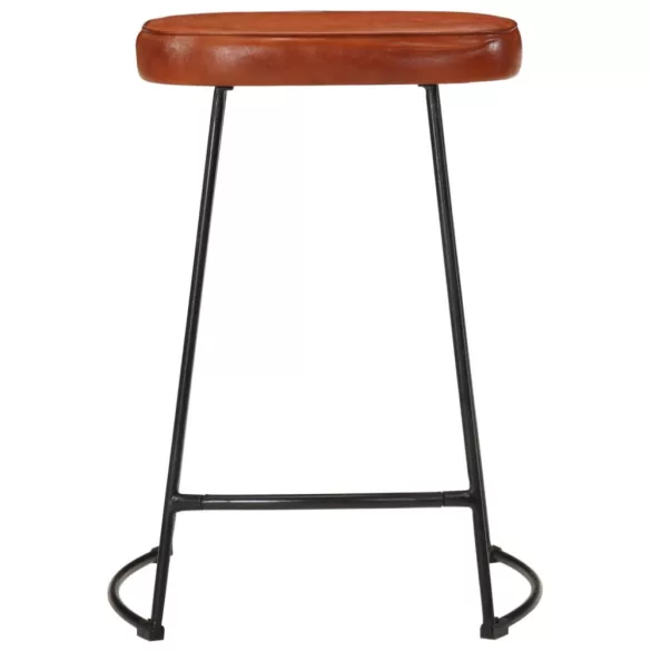 2 db sötétbarna bárszék 41x29x62 cm