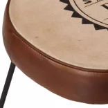 2 db sötétbarna bárszék 40x29,5x53 cm